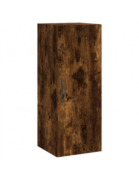 Credenza Rovere Fumo 34,5x34x180 cm in Legno Multistrato