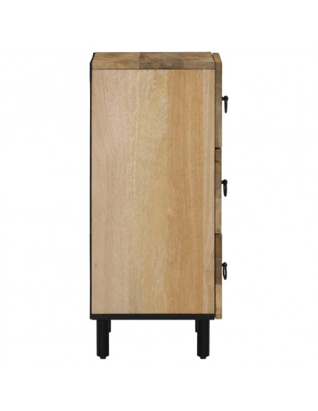 Credenza 40x33x75 cm in Legno Massello di Mango