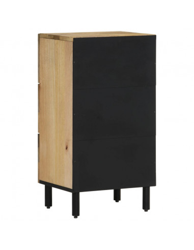 Credenza 40x33x75 cm in Legno Massello di Mango