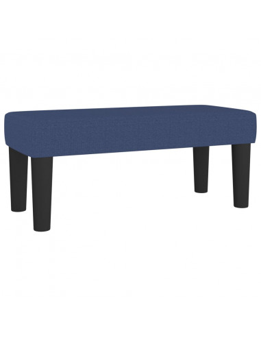 Giroletto a Molle con Materasso Blu 90x190 cm in Tessuto