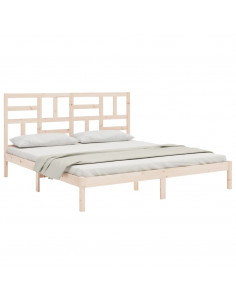 Giroletto senza Materasso in Legno Massello 180x200 cm 2