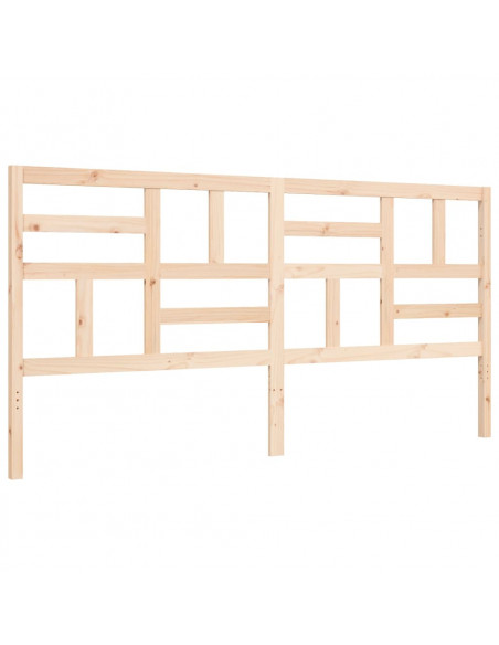 Giroletto con Testiera Super King Size in Legno Massello