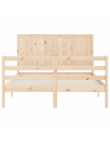 Giroletto con Testiera 140x200 cm in Legno Massello
