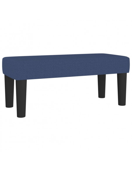 Giroletto a Molle con Materasso Blu 90x190 cm in Tessuto