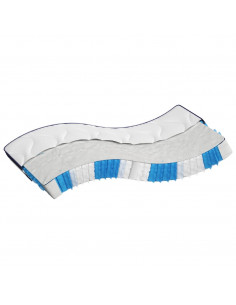 Materasso a Molle Insacchettate Medio Rigido 140x190 cm