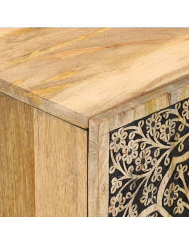 Mobile da Bagno 38x33x58 cm in Legno Massello di Mango