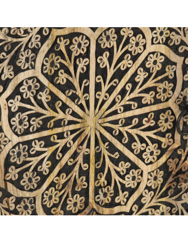 Mobile da Bagno 38x33x58 cm in Legno Massello di Mango