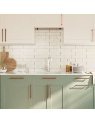 Maniglie per Mobili 20 pz Bronzo 192 mm in Acciaio Inox