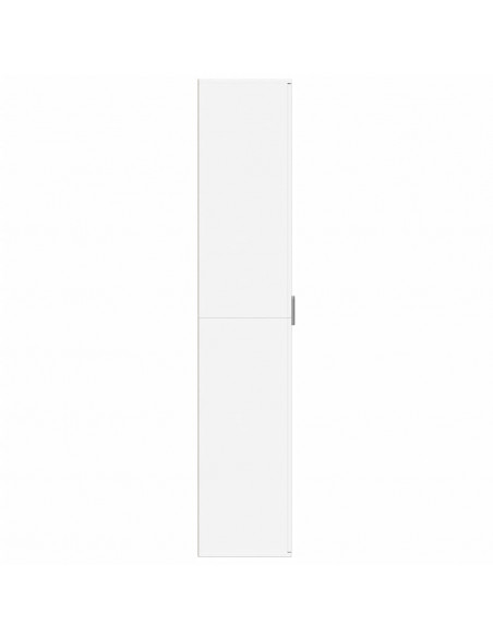 Credenza Bianca 60x35x180 cm in Legno Multistrato