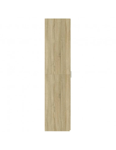 Credenza Rovere Sonoma 40x42,5x185 cm in Legno Multistrato