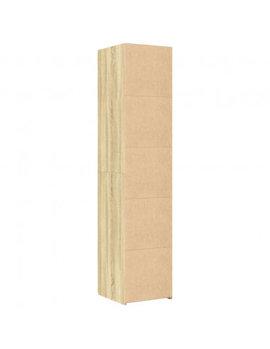 Credenza Rovere Sonoma 40x42,5x185 cm in Legno Multistrato