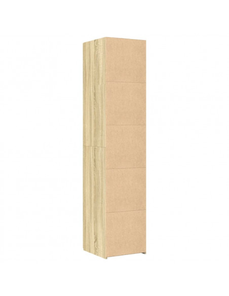 Credenza Rovere Sonoma 40x42,5x185 cm in Legno Multistrato