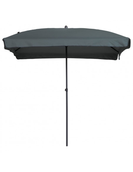 Madison Ombrellone Patmos Luxe Rettangolare 210x140 cm Grigio