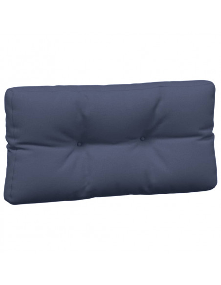 Cuscini per Pallet 5 pz Blu Marino in Tessuto