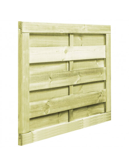 Cancello da Giardino in Legno di Pino Impregnato 100x75cm Verde