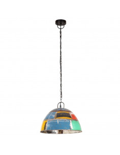 Lampada a Sospensione Vintage 25 W Colorata Rotonda 41 cm E27 2