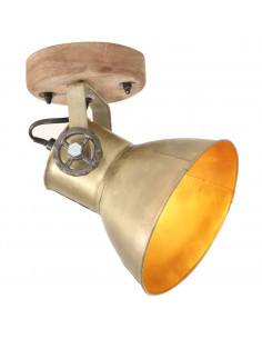 Lampade da Parete/Soffitto 2 pz Industriale Ottone 20x25 cm E27 2