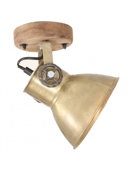 Lampade da Parete/Soffitto 2 pz Industriale Ottone 20x25 cm E27