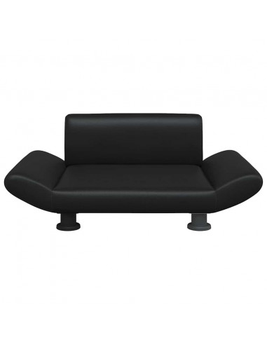 Lettino per Cani Nero 70x45x28 cm in Similpelle