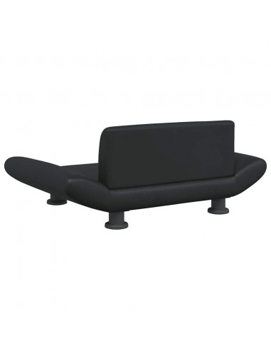 Lettino per Cani Nero 70x45x28 cm in Similpelle