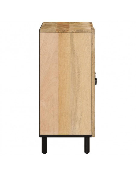 Credenza 90x33x75 cm in Legno Massello di Mango