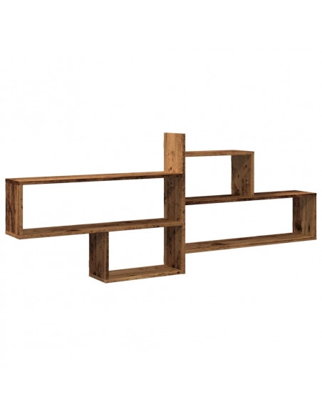 Mensola a Parete Legno Antico 167,5x18x68 cm in Truciolato