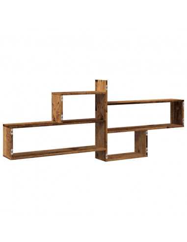 Mensola a Parete Legno Antico 167,5x18x68 cm in Truciolato