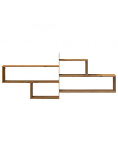 Mensola a Parete Rovere Artigianale 167,5x18x68 cm Truciolato