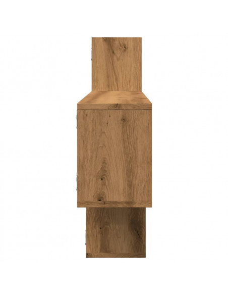 Mensola a Parete Rovere Artigianale 167,5x18x68 cm Truciolato