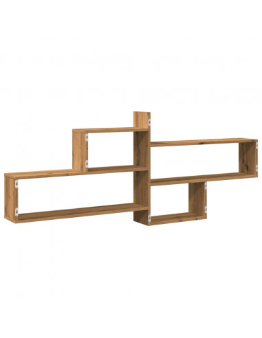 Mensola a Parete Rovere Artigianale 167,5x18x68 cm Truciolato