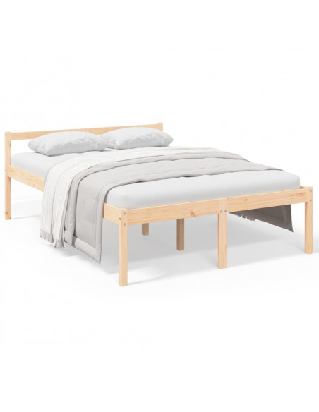Letto per Anziani 120x190 cm Small Double in Legno di Pino