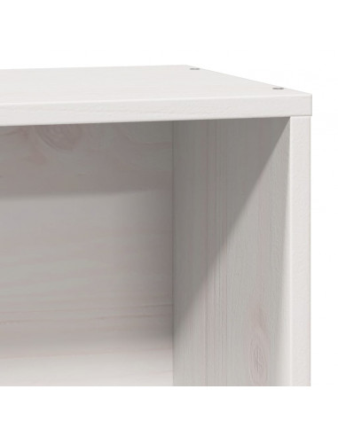 Giroletto senza Materasso Bianco 75x190 Legno Massello di Pino