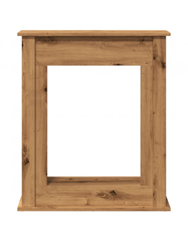 Cornice per Camino Rovere Artigianale 75x20x87,5 cm Truciolato