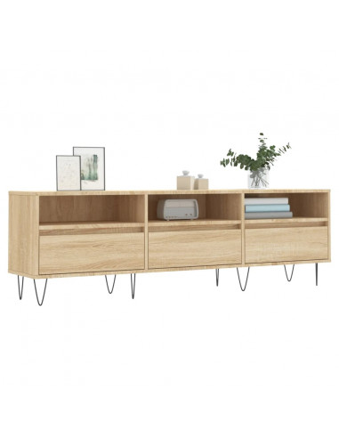 Mobile Porta TV Rovere Sonoma 150x30x44,5 cm Legno Multistrato