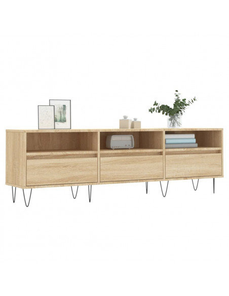 Mobile Porta TV Rovere Sonoma 150x30x44,5 cm Legno Multistrato