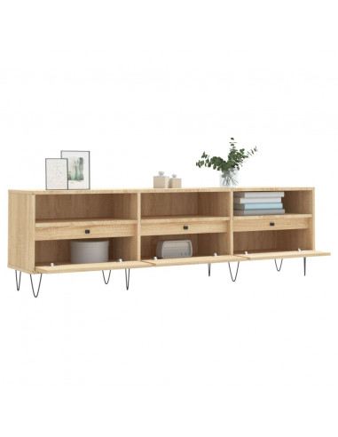 Mobile Porta TV Rovere Sonoma 150x30x44,5 cm Legno Multistrato