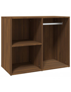 Armadietto Cosmetici Rovere Marrone 80x40x65 cm in Legno