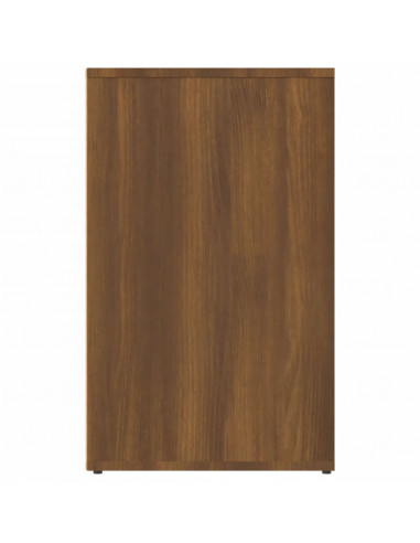 Armadietto Cosmetici Rovere Marrone 80x40x65 cm in Legno