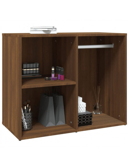 Armadietto Cosmetici Rovere Marrone 80x40x65 cm in Legno