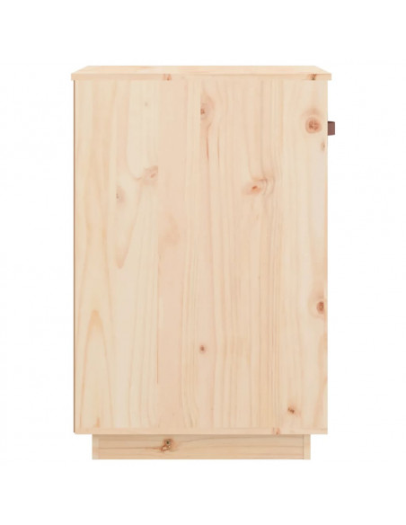 Armadietto da Scrivania 40x50x75 cm in Legno Massello di Pino