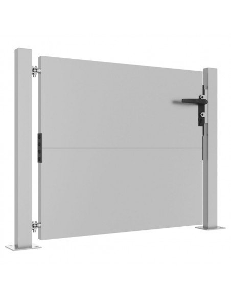 Cancello da Giardino 105x105 cm in Acciaio Corten