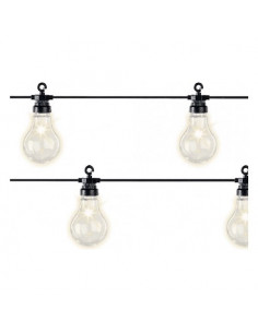 Catena luminosa Kaemingk 490123 LUMINEO Gocce Bianco caldo Bianco cald