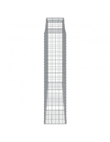 Cesti Gabbioni ad Arco 10 pz 300x50x200/220 cm Ferro Zincato