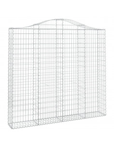 Cesti Gabbioni ad Arco 11 pz 200x30x180/200 cm Ferro Zincato 2