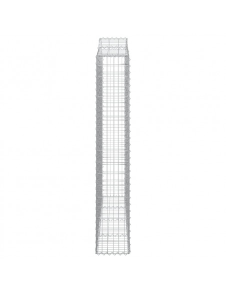 Cesti Gabbioni ad Arco 11 pz 200x30x180/200 cm Ferro Zincato