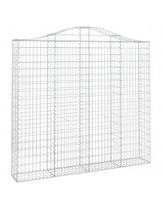 Cesti Gabbioni ad Arco 13 pz 200x30x180/200 cm Ferro Zincato 2