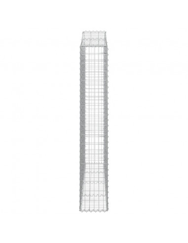 Cesti Gabbioni ad Arco 13 pz 200x30x180/200 cm Ferro Zincato