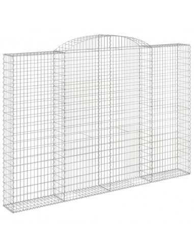 Cesti Gabbioni ad Arco 2 pz 300x30x200/220 cm Ferro Zincato