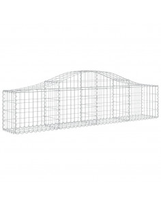 Cesti Gabbioni ad Arco 20 pz 200x30x40/60 cm Ferro Zincato 2