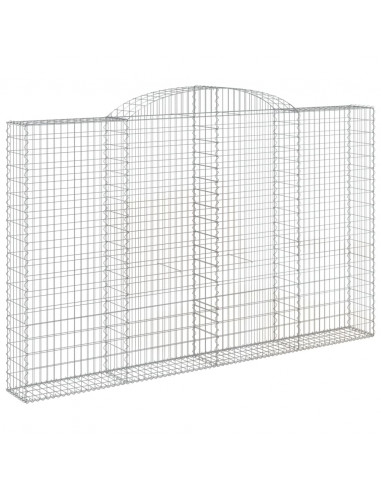 Cesti Gabbioni ad Arco 3 pz 300x30x180/200 cm Ferro Zincato